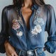 Aretha | Floral Boho Chic Women's Blouse
