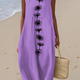 Quintessa | Violet Bloom Midi Dress