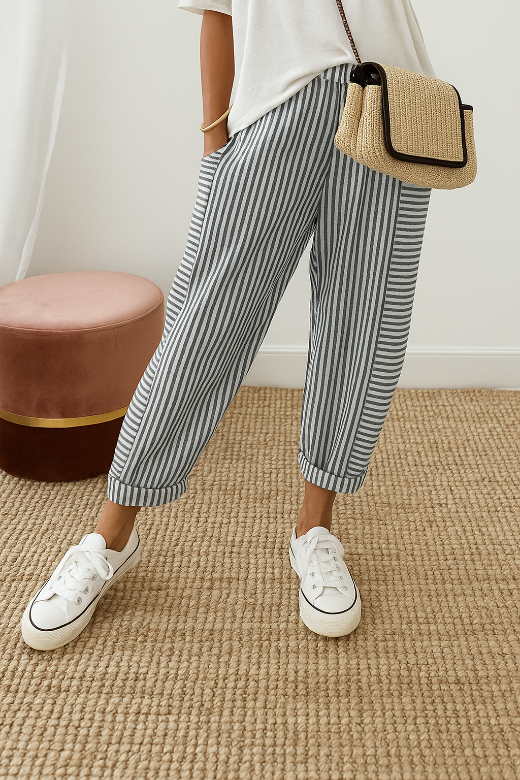 Marlyn｜Striped pants