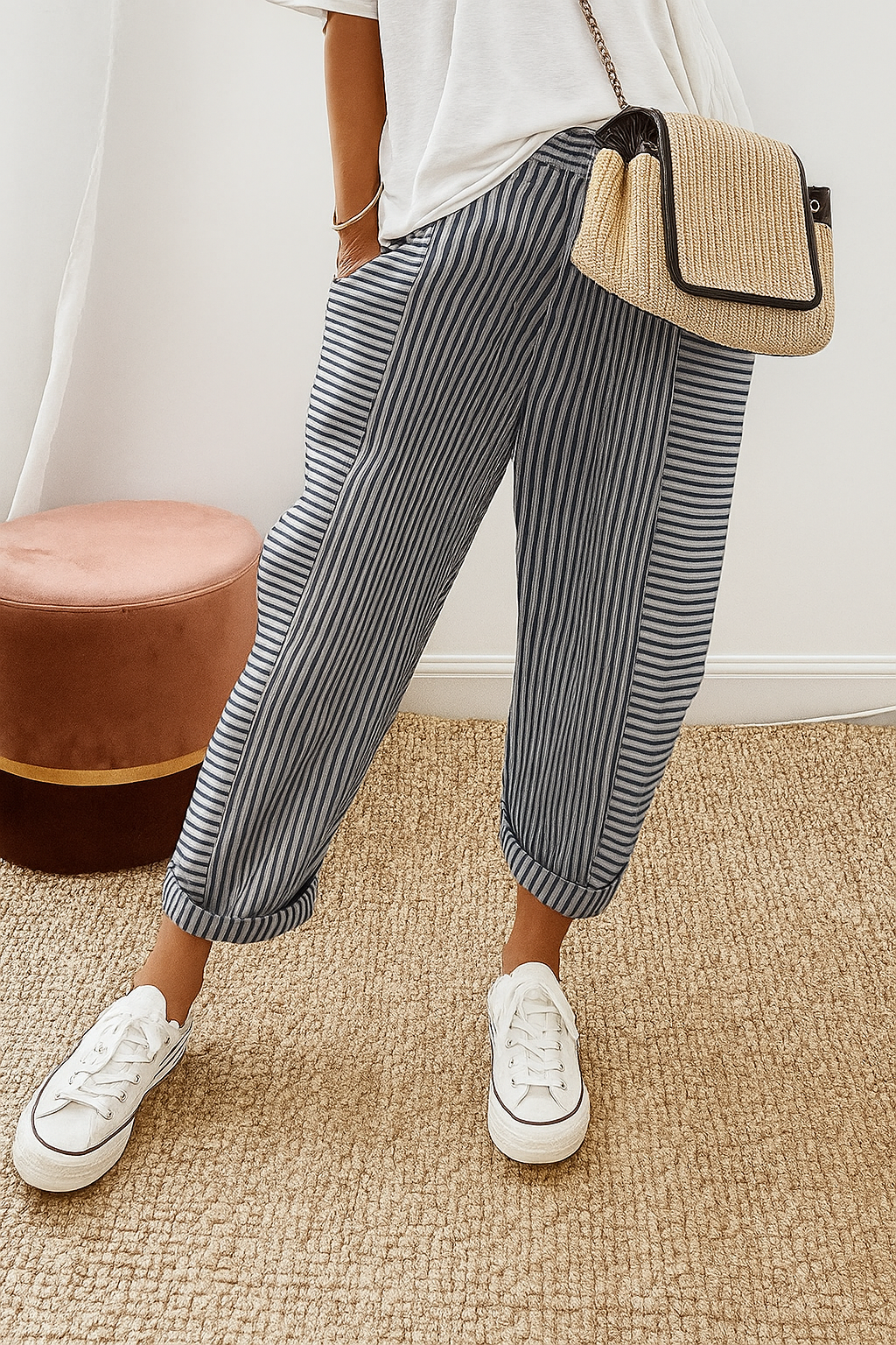 Marlyn｜Striped pants