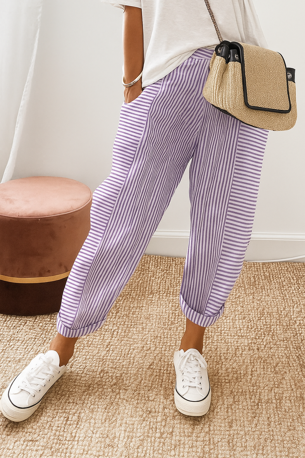 Marlyn｜Striped pants