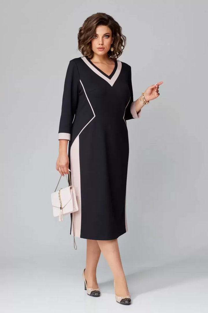 Alexa｜Elegant V-neck dress
