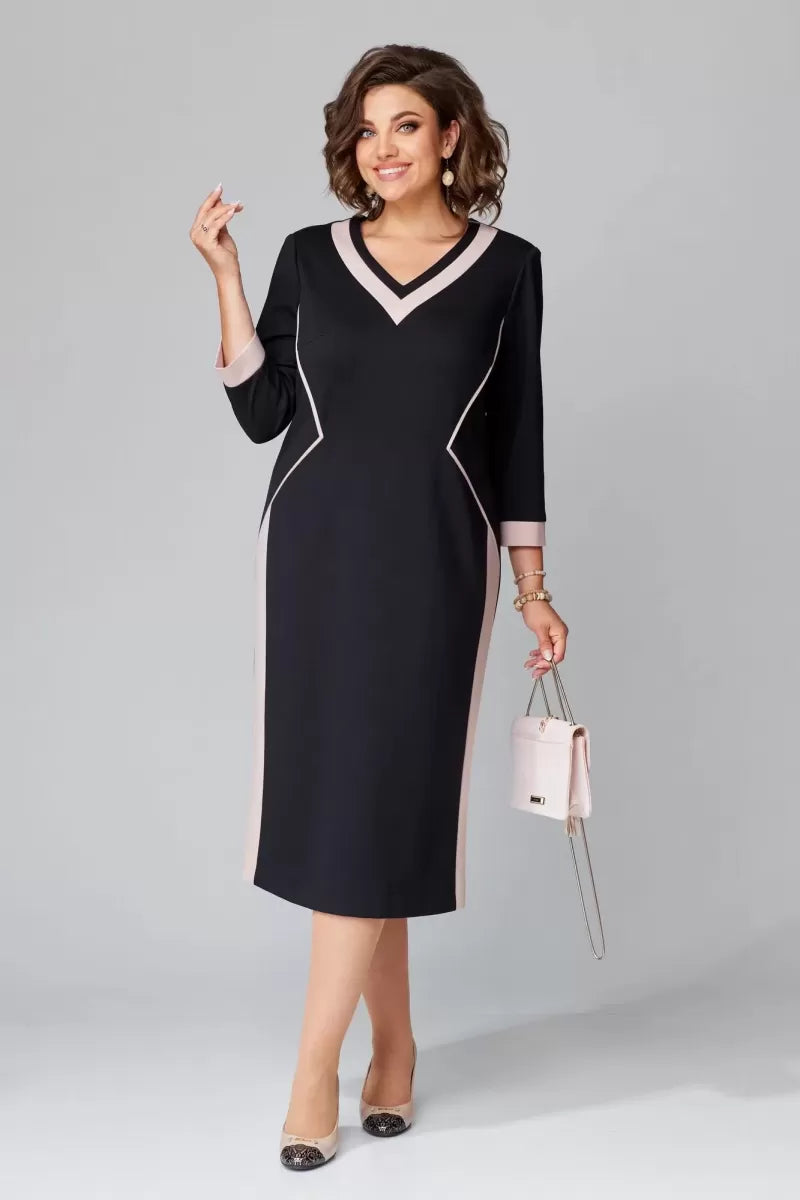 Alexa｜Elegant V-neck dress