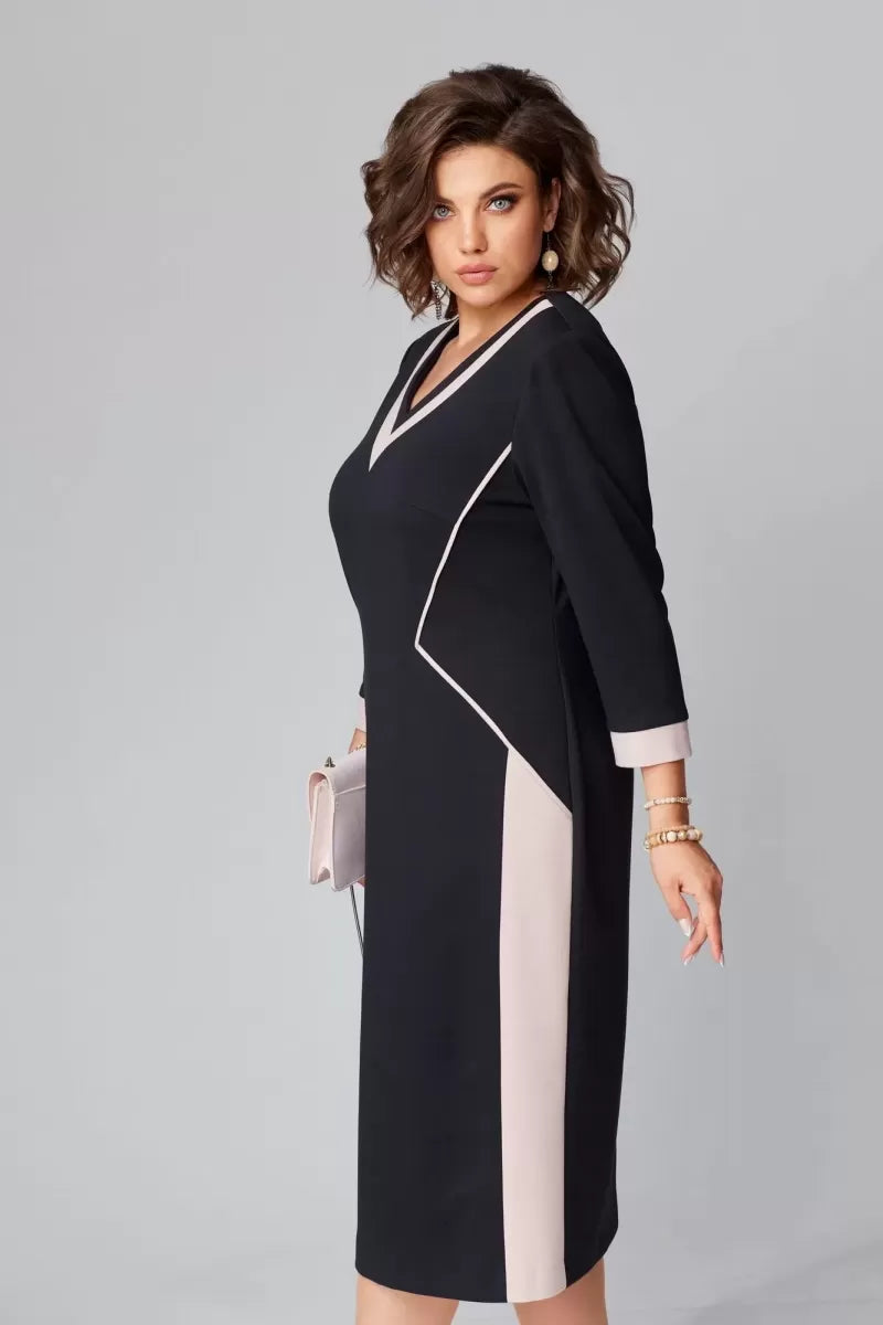 Alexa｜Elegant V-neck dress