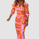 Cecilia｜Elegant Striped Dress