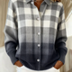 Tatum | Checked Hoodie Blouse