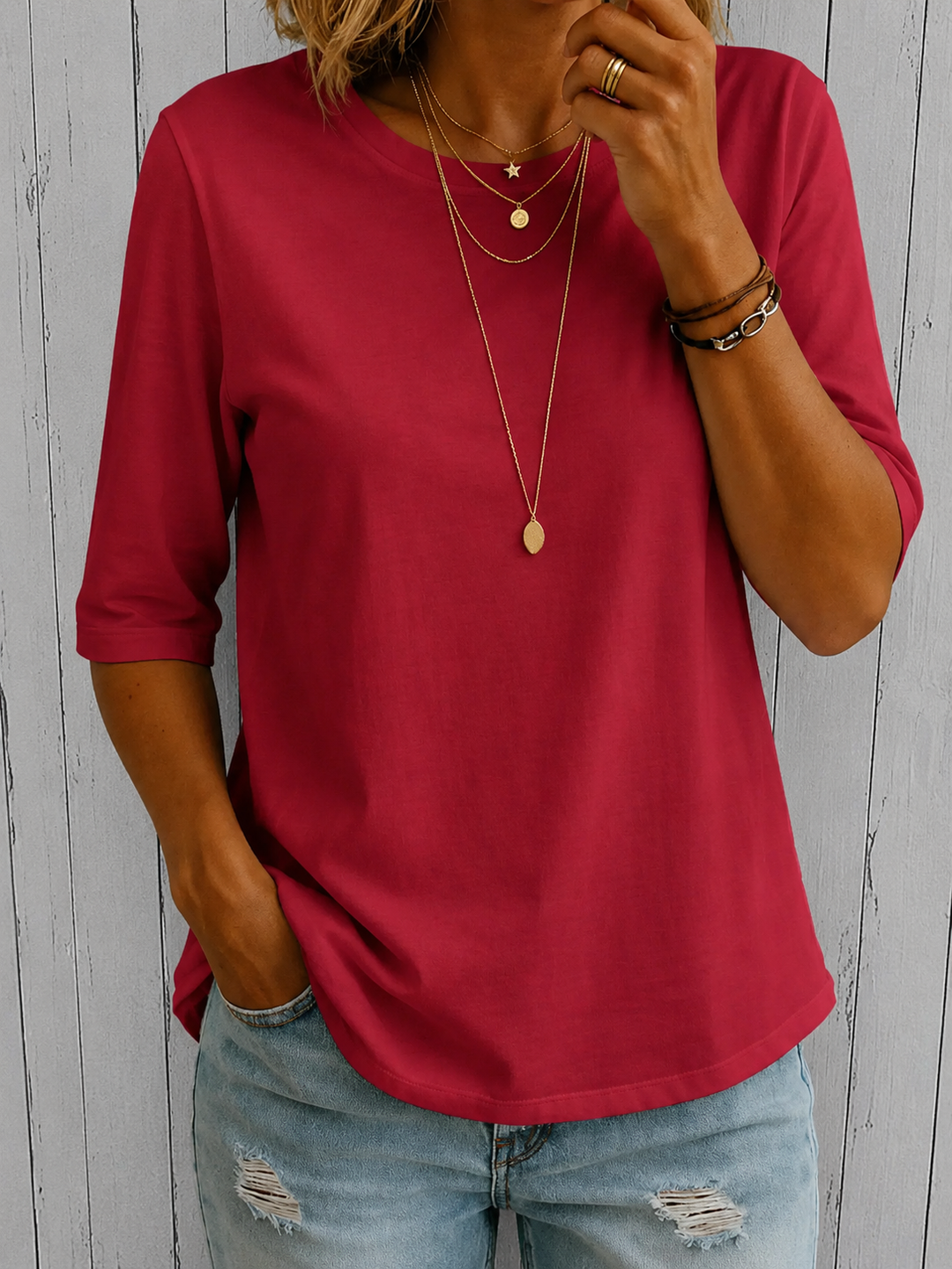 Edith | Everyday Comfort Sleeve Tee