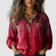 Morena｜Vintage Printed Blouse
