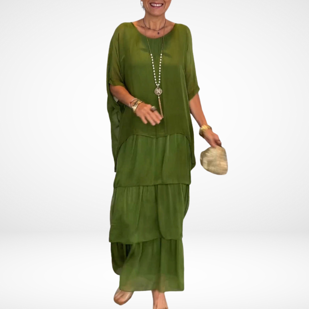 Hylda｜Artistic Loose Maxi Dress