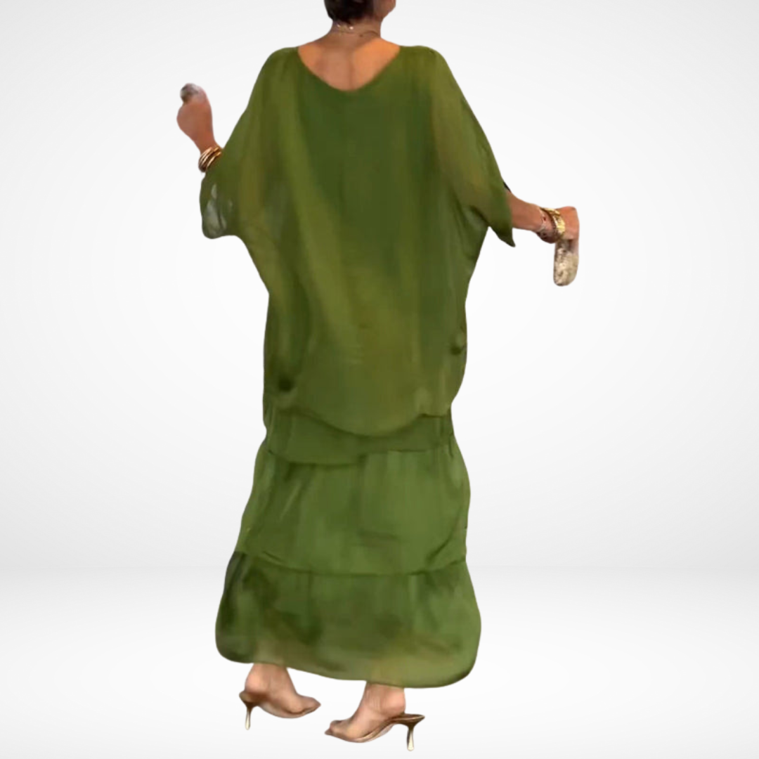 Hylda｜Artistic Loose Maxi Dress