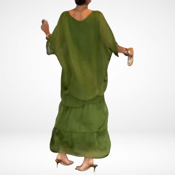 Hylda｜Artistic Loose Maxi Dress