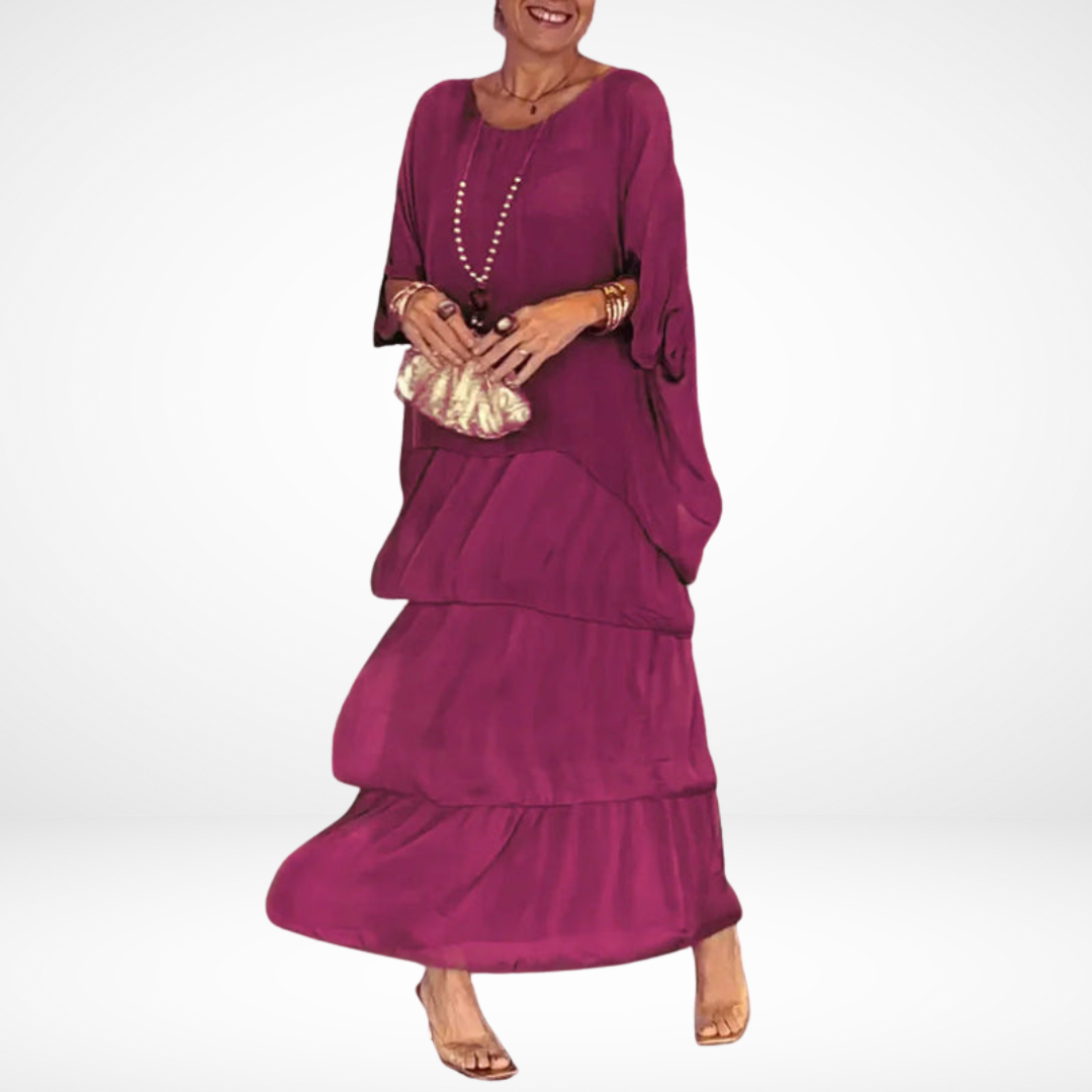 Hylda｜Artistic Loose Maxi Dress