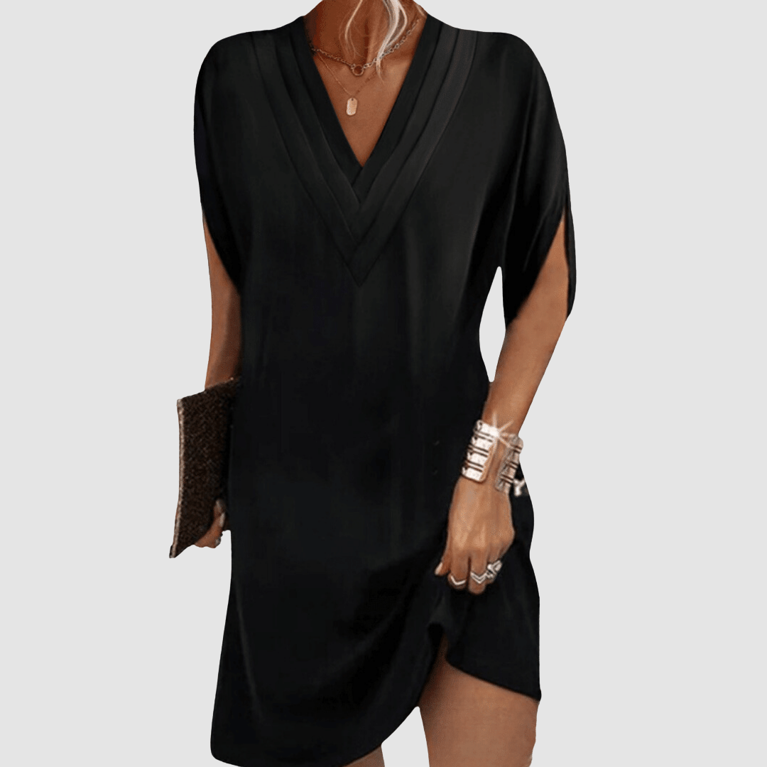 Alysa｜Elegant Half-Sleeve Dress