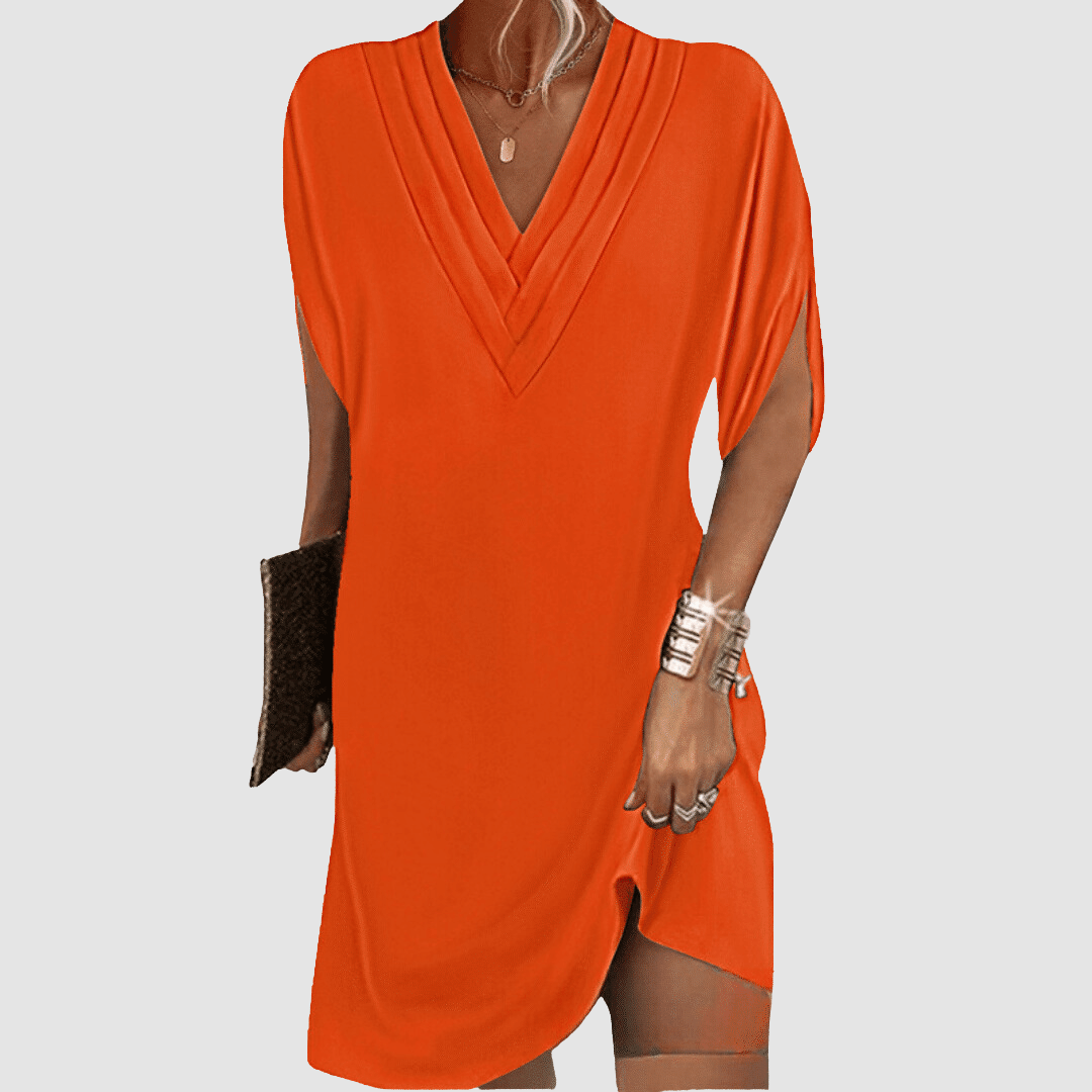 Alysa｜Elegant Half-Sleeve Dress