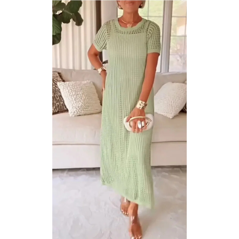 Bethany｜Cut-Out Long Maxi Dress + Free Inner Dress