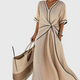 Brynn | Draped Coastal Maxi Dress