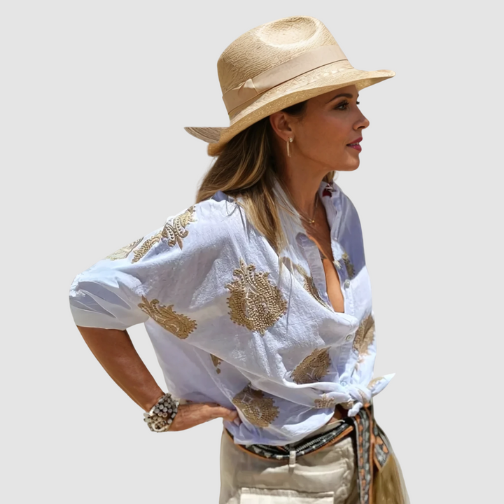 Gaby｜Elegant breathable Blouse