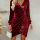 Mariana | Shimmering V-Neck Midi Dress