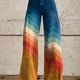 Brooklynn | Sunset Chevron Wide-Leg Pants